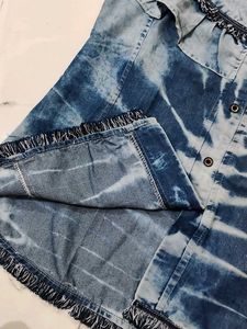 Vintage Denim Sleeveless Top
