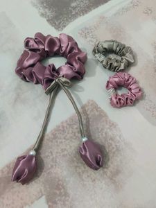 Silk Scrunchie Set New Piece