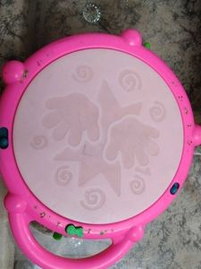 Pink Kids Drum Toy