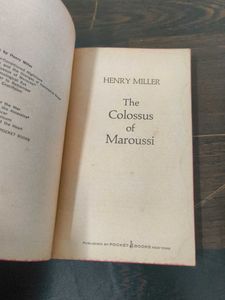 The Colossus of Maroussi - henry miller