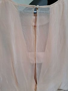 Peach Dress with Embellishments