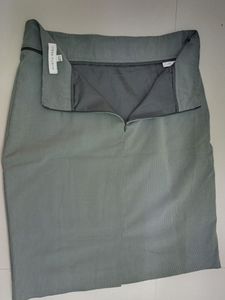 Gray Formal Skirt