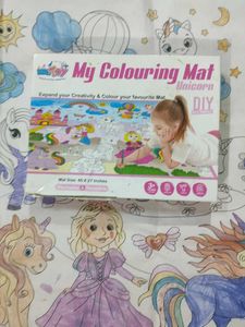 My Colouring Mat Unicorn DIY
