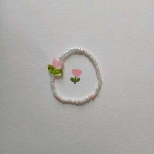 Tulip Beaded Bracelet (Set Of 2)