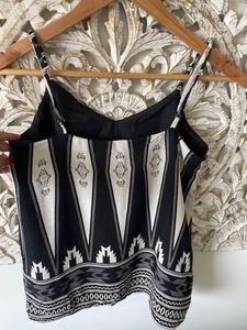 Black And White Vero Moda Top
