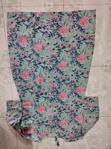Mint Green Kurta Pant Coord Set