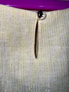 W Yellow Shimmer Kurta