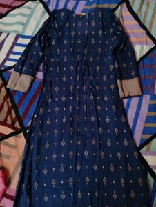 Blue Printed Kurta