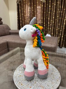 Crochet Unicorn Toy