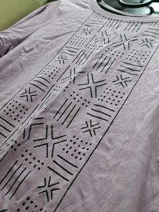 Patterned Long Sleeve Top