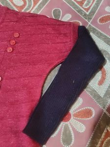 Cute Pink Knit Cardigan