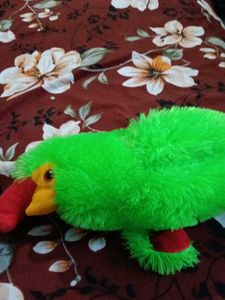Green Plush Parrot Toy , Gaming Finger,Adopter ,