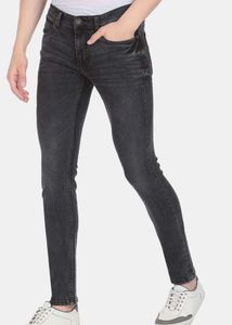 Washed Black Slim Fit Jeans