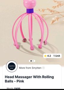 🔥Head Massager With Rolling Balls