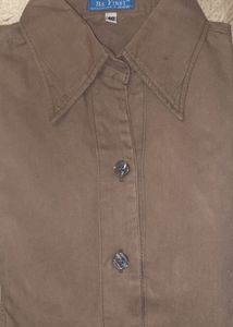 Khaki Short Sleeve Top