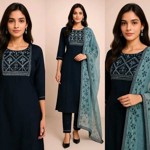Elegant Black Kurta Set