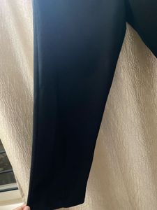 Black Straight Fight Formal Pant