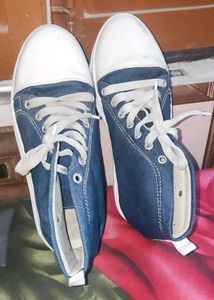 Denim Sneakers Shoes (Shoe)Blue