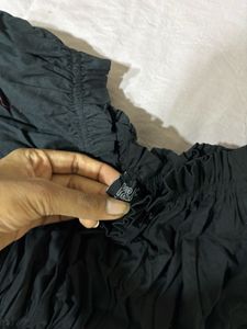 black off shoulder top