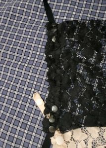 Clip-on Lace Camisole for Deep Neck Tops