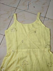Yellow Embellished Sundress