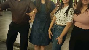 Navy Blue Shirt Type Dress