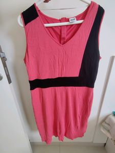 Pink Sleeveless Bodycon Dress
