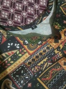 Short Kurti Multi Colourful Design