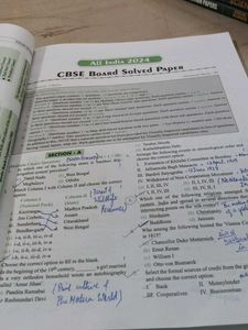 Class 10 CBSE  SOCIAL SCIENCE 12 PYQ PAPERS AND CH