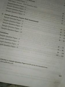 Oswaal Science Class 10 Sample paper