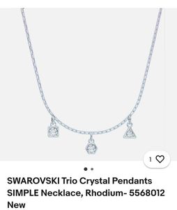 Swarovski Silver Necklace