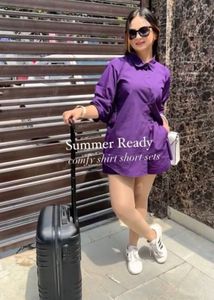 Zara Purple Co-ord Set