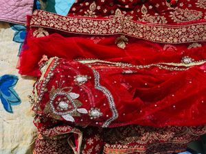 Red and Gold Bridal Lehenga