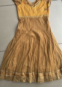Golden Ethnic Dress