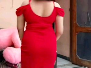 Red Off-Shoulder Dress