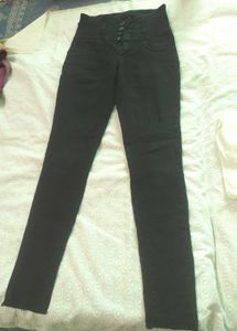 Black high Waist Denim