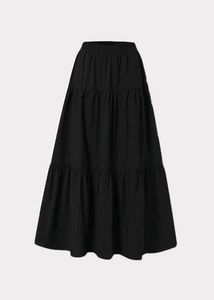 Tiered Black Skirt