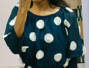 Real Georgette Designer Top