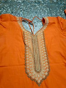 Orange Indian Salwar Kameez Suit