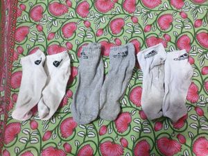 Used Adidas Socks Bundle - 3 Pairs
