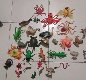 Plastic Animal Toy Lot