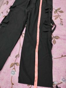 Black Cargo Pants 1