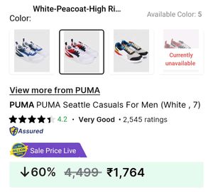 Puma Seattle Casuals For Men