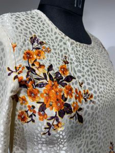 Floral Print Kurta