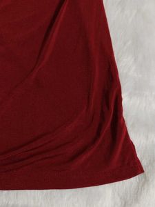 🆕 Maroon Embellished Mini Dress