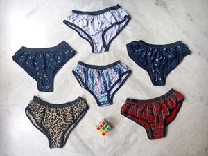 Printed Panties - Pack of 6
