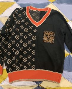 Women Louis Vuitton Printed Sweater