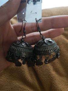 Oxidised Jhumkas
