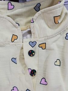 Heart Print Top