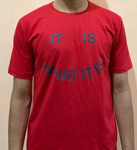 Red Graphic Tee - It is What i
